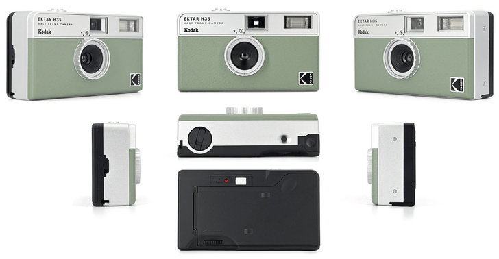 KODAK EKTAR H35 Half Frame Film Camera มีแฟลชในตัว